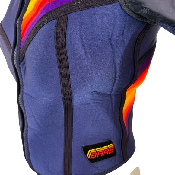 Bare Vintage Women's 80's Retro Wetsuit Zip Up Jacket Size 10 - Picture 3 of 8